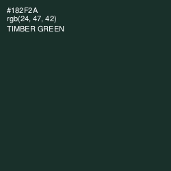 #182F2A - Timber Green Color Image